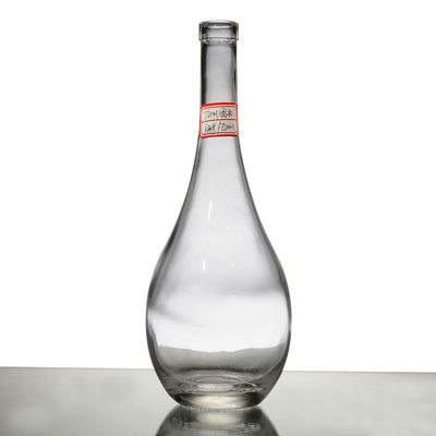Botella de vidrio vacía personalizada para alcohol whisky vodka alcohol 700ml 750ml 500ml 1000ml