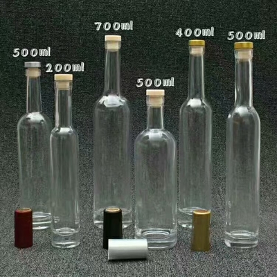 Botella de vidrio de aceite de oliva de alta calidad de 350 ml 375 ml 500 ml para la industria de bebidas