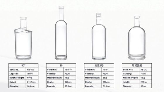 Bebida alcohólica fría transparente de 750 ml con botella de whisky de 1000 ml