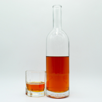 500 ml 700 ml 750 ml en bulto Whisky vacío ron brandy bebida botellas de vidrio de licor para vino