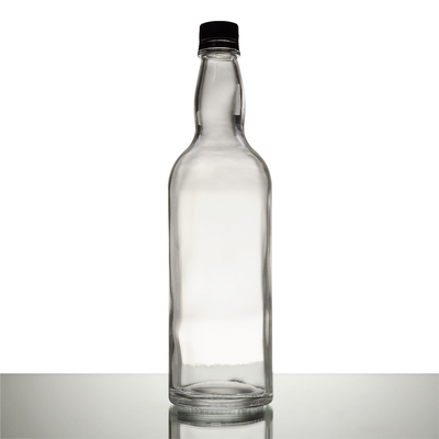 Material del cuello Material de vidrio de piedra súper Liquor Alcohol Vodka Botella de vidrio de whisky