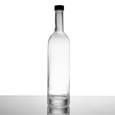 Material del cuello Material de vidrio de piedra súper Liquor Alcohol Vodka Botella de vidrio de whisky