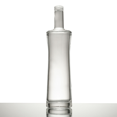 Material del cuello Material de vidrio de piedra súper Liquor Alcohol Vodka Botella de vidrio de whisky