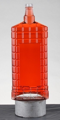 Material de vidrio Super Flint Botella de vidrio de brandy para licores personalizados 700 ml