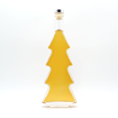 Botella de bebida alcohólica en forma de árbol de Navidad 500ml 700ml 750ml