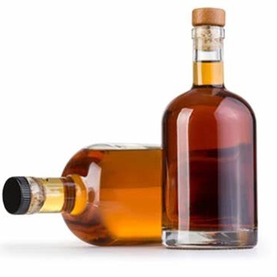 Estampado en caliente superficie de manipulación botellas de vidrio para vodka Gin Spirit 500ml 1Liter