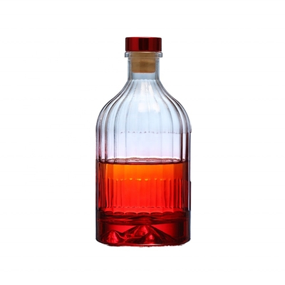 OEM Vidrio transparente Bebidas suaves Botella 300ml 500ml 750ml con Proceso de congelación profunda