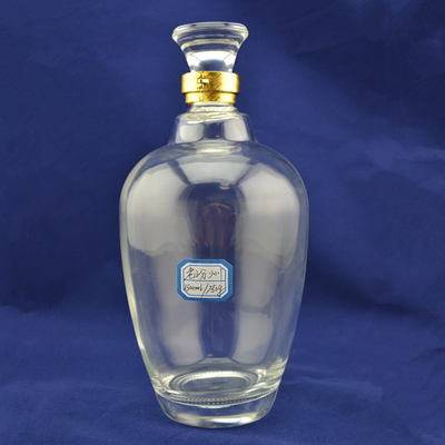 OEM Vidrio transparente Bebidas suaves Botella 300ml 500ml 750ml con Proceso de congelación profunda