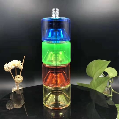 Manejo de la superficie de la decoración personalizada Gigante 750ml 1000ml vacío de ginebra de cerveza ron decantador de alcohol licor de ciruela botella de vidrio de vino