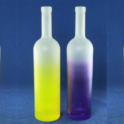 Materiales de vidrio de Super Flint 375 ml PET transparente Bebidas Botella de plástico para jugo