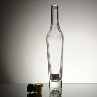 Material de vidrio Super Flint 50 ml Botella de vidrio vacía y clara para vodka whisky gin