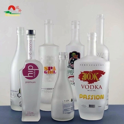 Vidrio de cristal personalizado Tequila helada vacía 700 ml Botella para licor Whiskey Vodka 750 ml