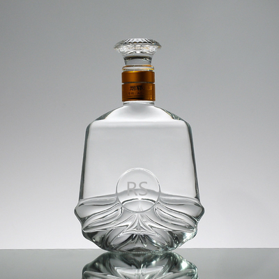 Botella de alcohol tratada con hielo de 700 ml para la industria de las bebidas
