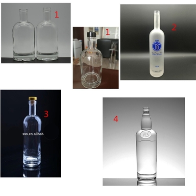 Muestra gratuita de la superficie decal para el manejo de botellas de vino de vidrio para ginebra vodka whisky