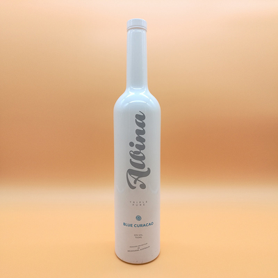 Muestra gratuita de la superficie decal para el manejo de botellas de vino de vidrio para ginebra vodka whisky