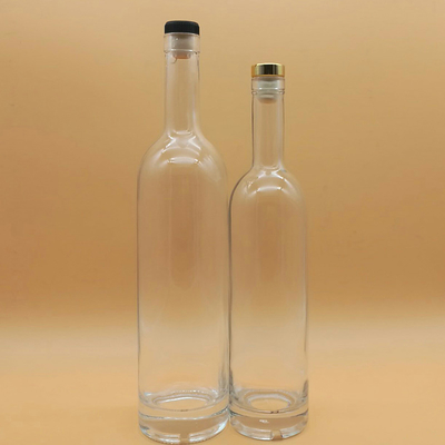 Impresión de pantalla de corcho congelado Botella de vodka de corcho 500ml 750ml 1L Botella de vidrio para vodka