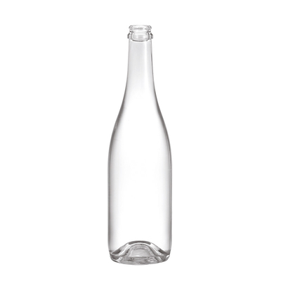 Material de vidrio Super Flint 500 ml 750 ml Botella de ginebra para bebidas de agua y licores