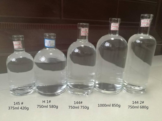 Europa y EE.UU. Super Flint vidrio vacío cristal helado vodka whisky licor botellas de vidrio