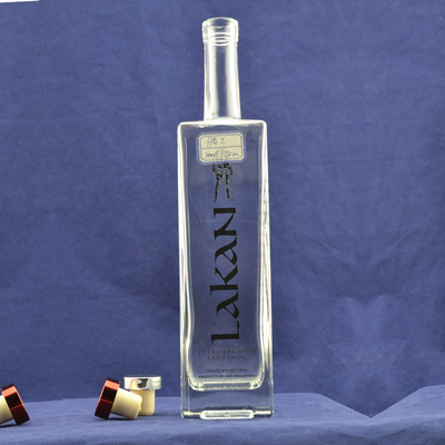 Triángulo de oro helado Brandy Botella vacía Decal transparente
