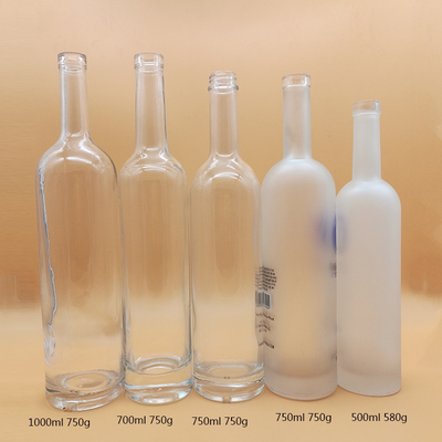 Triángulo de oro helado Brandy Botella vacía Decal transparente