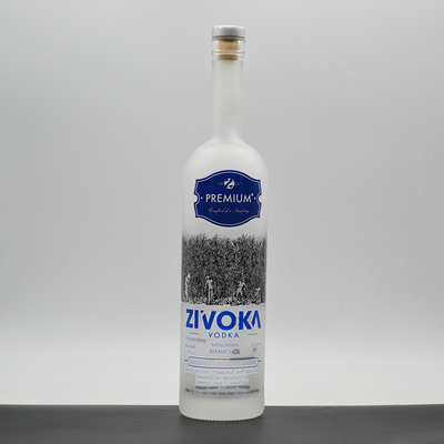 Botella de vidrio de corcho para la industria de bebidas en México Tequila Vodka y whisky