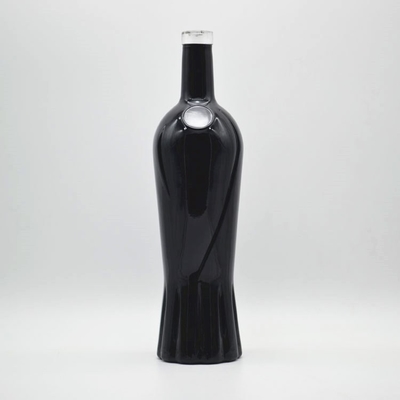Botella de vidrio cuadrada de tequila grabable a color 500 ml para bebidas alcohólicas calientes