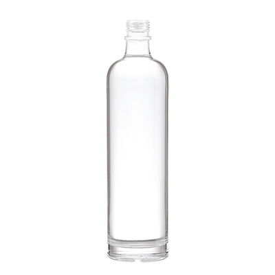 Botellas de vidrio vacías con tapa