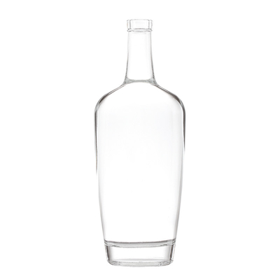 Botellas de vidrio vacías con tapa