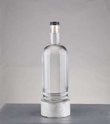 Botellas vacías 750ml Bebidas alcohólicas y licor botella con sello de corcho Buque al mercado mundial