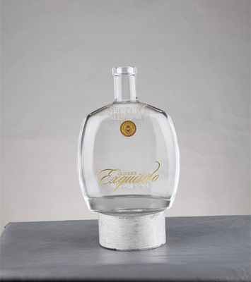 Botellas vacías 750ml Bebidas alcohólicas y licor botella con sello de corcho Buque al mercado mundial