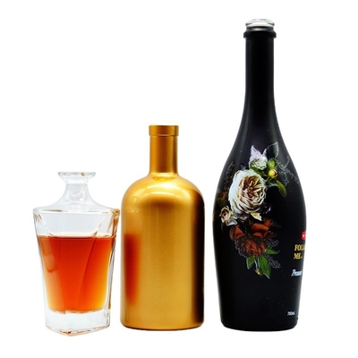 500 ml de aceite de oliva 250 ml 750 ml de agua vacía de grado alimenticio Patron Tequila Liquor Whisky Vodka Botellas