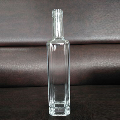Material del cuello Vidrio 700 ml Botella de aceite de oliva vacía con certificación y base gruesa