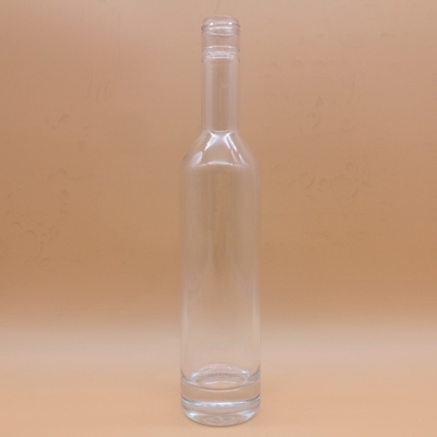 Botellas de vidrio de alcohol de 500 ml con color congelado/transparente/pintado
