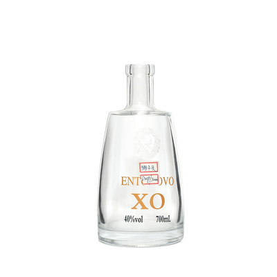 500 ml de botella vacía de alcohol de vodka licor azul spray para solución de embalaje de bebidas