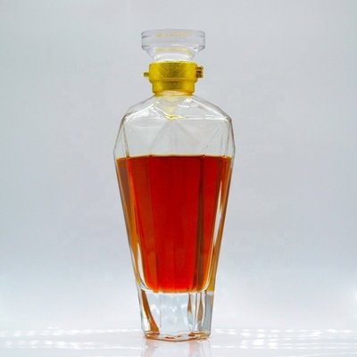 Botella de licor vacía personalizada 1L Botella de vidrio de vodka con diseño único Envío expreso