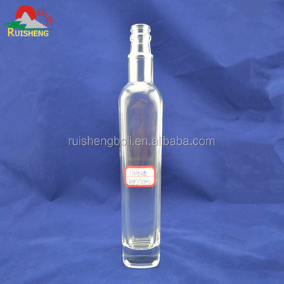 Botella de vidrio de sidra de manzana 100 ml 300 ml con manejo de superficie decal y tipo de sellado de corcho