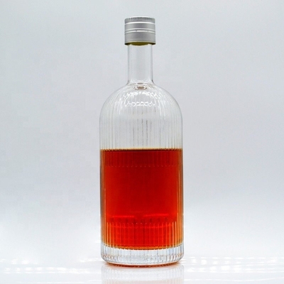 Botella de licor vacía personalizada 1L Botella de vidrio de vodka con diseño único Envío expreso