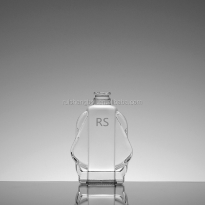 Impresión de logotipo en forma de torre Espíritus en botella de vidrio transparente elevar su marca Gam