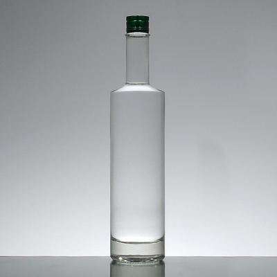 Botella de vidrio de aceite de oliva de punta de tornillo con manejo de la superficie decal y bienvenido OEM / ODM