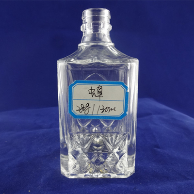 Botella de gotero de vidrio de pulverización de 50 ml y 100 ml hecha a medida para perfume recargable OEM aceptado