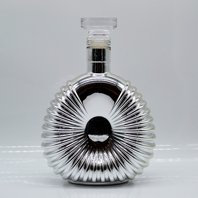 Material de vidrio de piedra súper vacío Botella de vodka de 750 ml para bebidas espirituosas