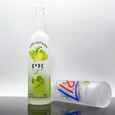 Bebidas industriales Botella de vidrio vacía con tapón de corcho 375 ml 500 ml 750 ml