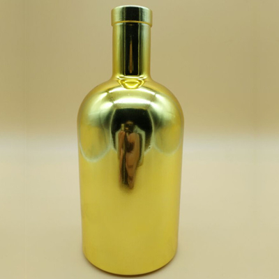 Vodka electrónica personalizada muy OEM / ODM Botella de vidrio de whisky de 750 ml con tapa de tornillo