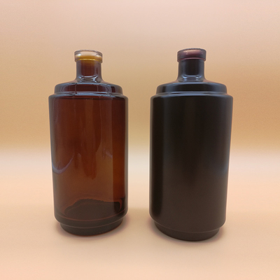 Tipo de sellado CROWN CAP Super Flint Botella de vidrio de vino en material blanco cristalino