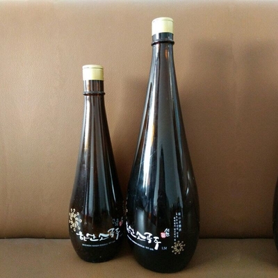 Tipo de sellado CROWN CAP Super Flint Botella de vidrio de vino en material blanco cristalino
