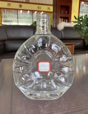 500 ml 700 ml 750 ml de vino de licor vacío botella de vidrio con corcho de vidrio para vodka