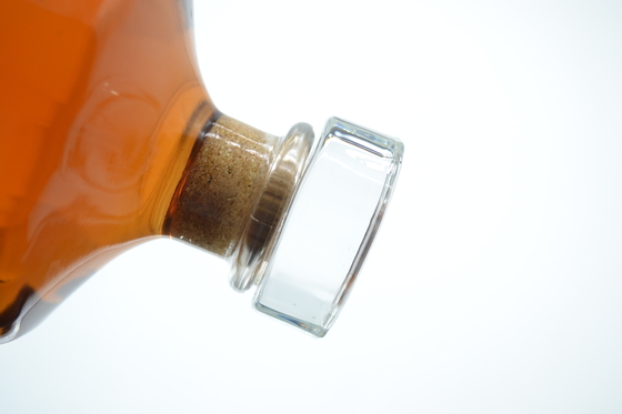 500 ml 700 ml 750 ml de vino de licor vacío botella de vidrio con corcho de vidrio para vodka