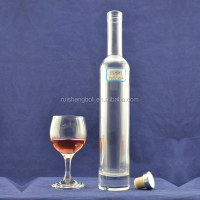 Botella de vidrio de vodka de 750 ml para la industria de bebidas