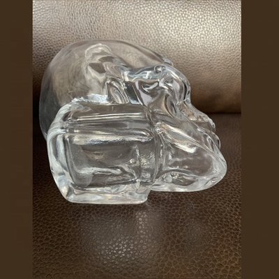 Botella de cristal de 1000 ml para el manejo de la superficie del cráneo para el bong de espíritu