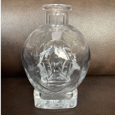 Botella de cristal de 1000 ml para el manejo de la superficie del cráneo para el bong de espíritu